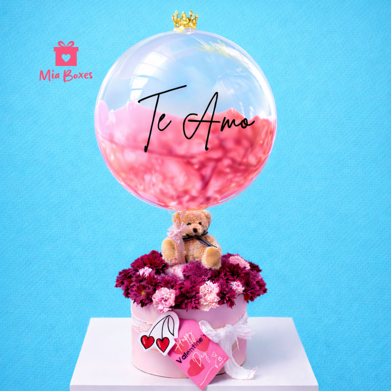 Arreglo Burbuja Rosa